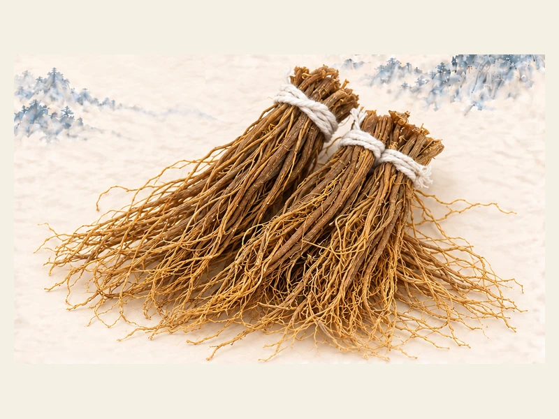 Red Ginseng Fibrous Roots — product image from the Fuchuntang brochure