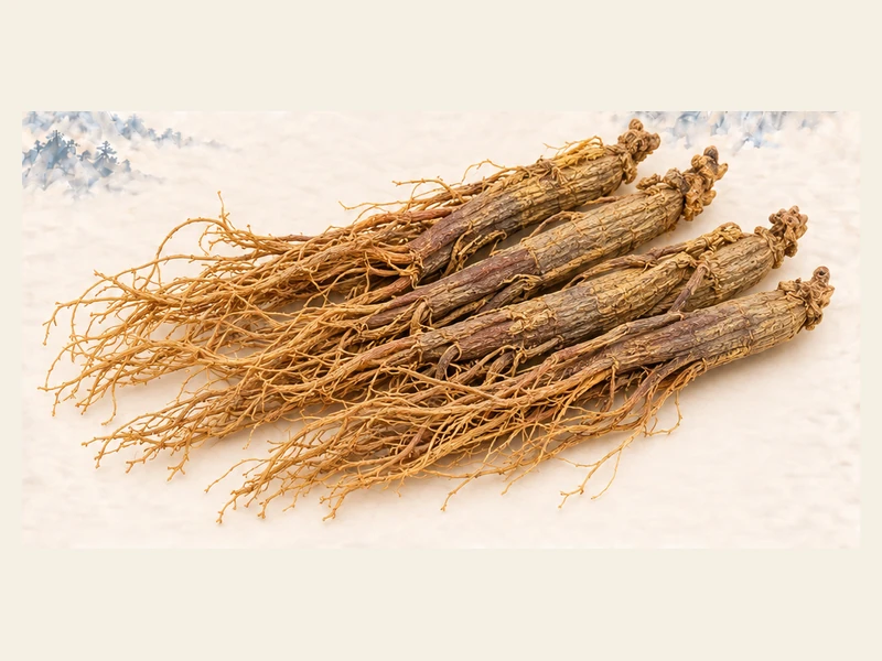 Whole Red Ginseng with Roots — product image from the Fuchuntang brochure